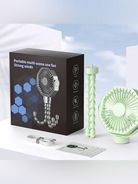 Mini Portable Battery Operated Stroller Fan